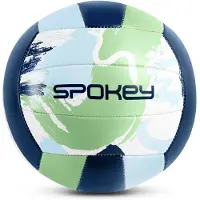 Spokey SETTER Volleybal - Blauw/Groen - 260-280 g - 1.6 mm MATT PVC - Machinegestikt - 18 panelen