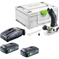 Festool MFKC 700 EB-Basic accu-module kantfrees 18 V 8 mm borstelloos + 2x accu 4,0 Ah + oplader + Systainer
