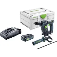 Festool BHC 18-Basic accuklopboormachine 18 V 1,8 J SDS Plus Brushless + 1x accu 4.0 Ah + lader + systainer