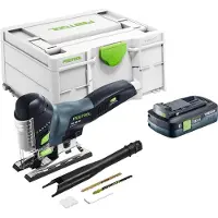 Festool PSC 420 EB-Basic accu pendelzaag 18 V 120 mm borstelloos + 1x accu 4,0 Ah + Systainer - zonder oplader