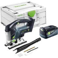 Festool PSBC 420-Basic accu pendelzaag 18 V 120 mm borstelloos + 1x accu 5,0 Ah + Systainer - zonder oplader