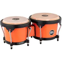 Meinl Journey Series Molded ABS Bongo Electric Coral