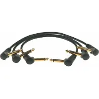 Klotz PP-AJJJ0030 3 PC. PEDAL PATCHER BLACK 30CM JACK 2P.90/JACK 2P.90 GOLD