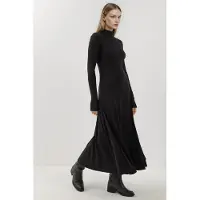 Hiccups for Kids Textuur Half Turtleneck Maxi-jurk