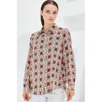 Big Dart Gestreepte Lange Mouwen Shirt