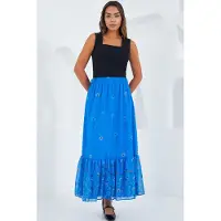 Bigdart Geprinte Maxi Rok met Bloemenmotief