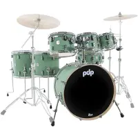 PDP SHELL SET CONCEPT MAPLE FINISH PLY CM7 KIT 22" SATIN SEAFOAM PDCM2217SF