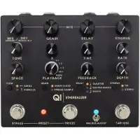Walrus Audio Qi Etherealizer Black - Reverb Delay Chorus Granular Effect