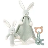 Teddykompaniet - Diinglisar Gift Box Bunny - Dusty Green