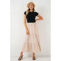 Bigdart Getextureerde Maxi Rok