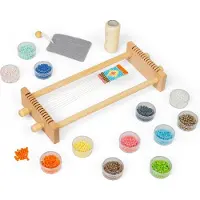 Bigjigs houten kralenweefraam