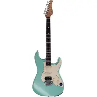 Mooer GTRS Guitars Professional 800 Mint Green Intelligent Guitar met gigbag