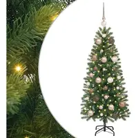 vidaXL Kunstkerstboom Groen 120 cm PE en PVC