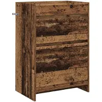 vidaXL Badkamer Onder Het Wastafel Kast Oud hout 56 x 37,5 x 81 cm