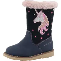 Tom Tailor Snowboots blauw / navy / rosa / wit