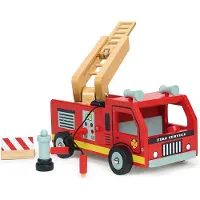 Mentari Voertuigen - Brandweerwagen - 22,5X13,5X13Cm - Met Accessoires - 3 Jaar