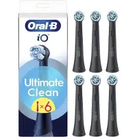 Oral-B iO Ultimate Clean Opzetborstels - Zwart - 6 Stuks - Origineel