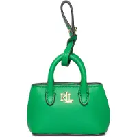 Ralph Lauren Hanger van leer met labelapplicatie