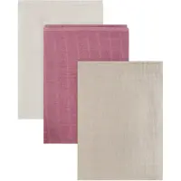 Pippi Hydrofiele Doek - Noos - 3-pack - Muslin - 65x65 - Mauve O - - OneSize - Hydrofiele Doeken