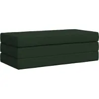 vidaXL Vouwbare Sofa Bed 120 x 67 x 45 cm Donkergroen