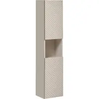 Comad Viva Cashmere kolomkast met visgraatfront 30x25x140cm taupe