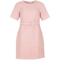 Freebird Dames Jurken F-wv-boucle-gold-26-1 - Roze - Maat L