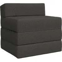 vidaXL Vouwbare Sofa Bed Donkergrijs 70 x 60 x 49 cm Stof