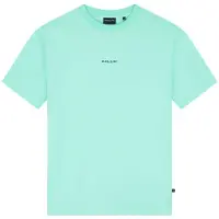 Ballin T-shirt met backprint mintgroen Jongens Katoen Ronde hals Backprint - maat 176