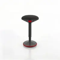 Diablo Chairs - Evenwichtsstoel X-Core - Werkstoel - Bureaustoel - Zwart / Rood