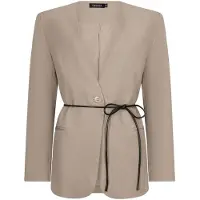 Ydence Dames Blazers Blazer Lexie - Beige - Maat L
