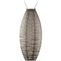 Lumiz Solar Lampion Folia Taupe D 20 H 45 Cm