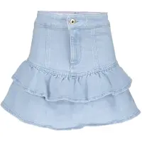 Frankie & Liberty spijkerrok light blue denim Blauw Effen - maat 152
