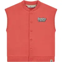 Stains & Stories gilet oranje Jongens Sweat Ronde hals Printopdruk - maat 104