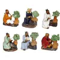 Exotenherz Bonsai Figuurset - Bonsai Meester - 6 verschillende figuren