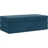 vidaXL Vouwbare Sofa Bed 120 x 67 x 45 cm Blauw