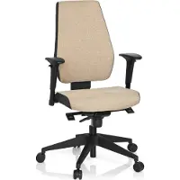 Hjh OFFICE PRO-TEC 500 - Professionele bureaustoel Beige