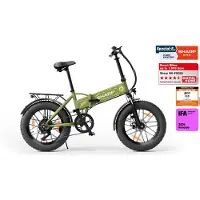 Sharp Bilbao elektrische vouwfiets fat urban 10.2Ah 20 inch