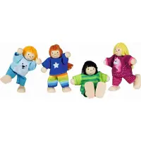 Goki Buigpopjes - Kinderen - 4 Stuks - 3 Jaar