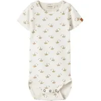 Lil´ Atelier Baby Rompers Nbmgayo Sor Ss Slim Body Lil - Ecru - Maat 80