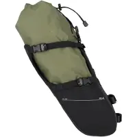 Xlc BA-G02 Zadeltas – Fietstas Zadel – 15L – Waterdicht – Reflecterend – Zwart/Groen