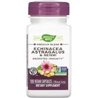 Nature'S Way , Echinacea Astragalus & Reishi, 1,200 mg, 100 Vegan Capsules (400 mg per Capsule)