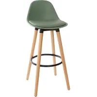 Paris Prix Tabouret bar Maxon simili vert Atmosphera