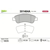 Valeo 301464A Remblokken