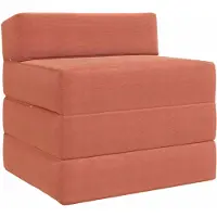 vidaXL Vouwbare Sofa Bed 2-zits Rood Oranje 70 x 60 x 63 cm