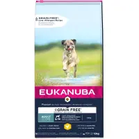 Eukanuba Adult met Kip, 12 kg. Droogvoer voor volwassen kleine en middelgrote honden, zonder granen