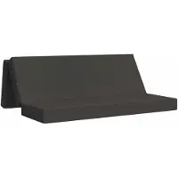 vidaXL Vouwbare Sofa Bed 180 x 67 x 45 cm Donkergrijs