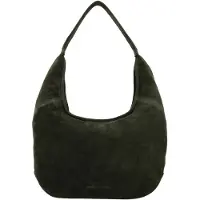 Hide & Stitches Suede Shoulderbag olive green