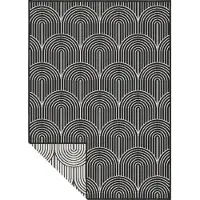 Home Collection Dubbelzijdig Buitenkleed Flatweave - Zwart 120 x 170 cm