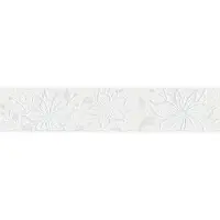 A.S. Création GRAFISCHE BLOEMEN BEHANGRAND | Zelfklevend - wit zilver - Only Borders 11
