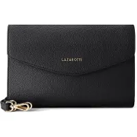 Lazarotti Clutch 'Bologna Leather' zwart